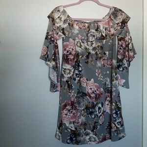 Off The Shoulder Floral Dress